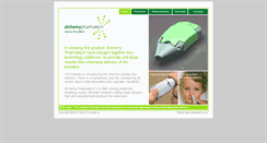 Desktop Screenshot of alchemypharmatech.com