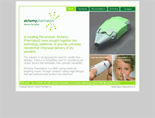 Tablet Screenshot of alchemypharmatech.com